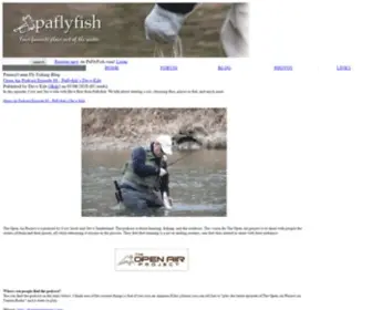 Paflyfish.com(Fishing blog) Screenshot