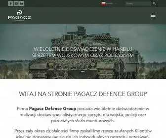 Pagacz.com.pl(Pagacz Defence Group) Screenshot