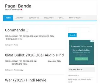 Pagalbanda.com(Made in INDIA With) Screenshot