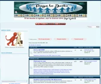 Pagalojusto.org(DEUDA DE TARJETA DE CREDITO) Screenshot