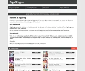 Pagalsong.mobi(Download Mp3 Songs From Pagalsong which) Screenshot