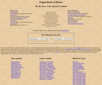 Paganbookofhours.org(Paganbookofhours) Screenshot