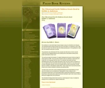 Paganbookreviews.net(Pagan Book Reviews) Screenshot