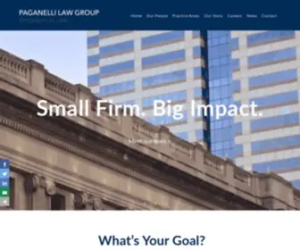 Paganelligroup.com(Paganelli Law Group) Screenshot