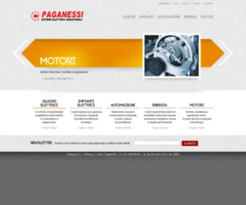 Paganessi.com(Paganessi S.r.l) Screenshot