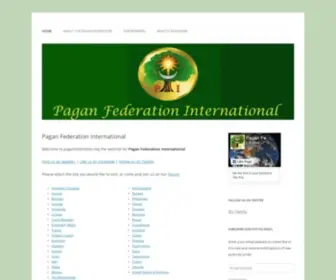 Paganfederation.org(Pagan Federation International) Screenshot