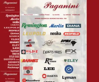 Paganini.it(Importazione distribuzione armi) Screenshot