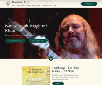 Paganmusic.co.uk(Damh the Bard) Screenshot