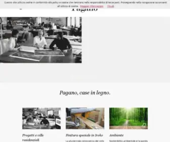 Pagano.it(Case e Ville in Legno di Lusso Pagano) Screenshot