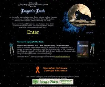 Paganspath.com(The Pagan's Path) Screenshot