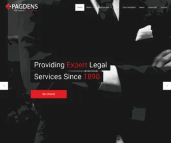 Pagdens.co.za(Legal Practitioner) Screenshot