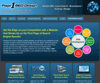 Page1Seodesign.com(Page 1 SEO Design) Screenshot