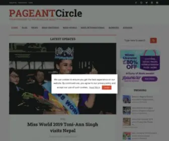 Pageantcircle.com(PAGEANT Circle) Screenshot