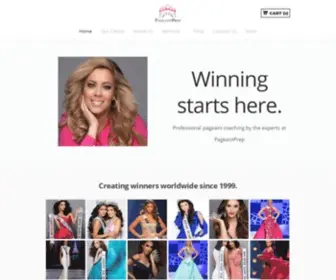 Pageantprep.com(Professional Pageant Coaching) Screenshot