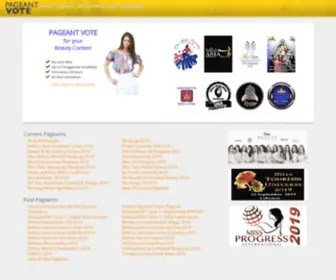 Pageantvote.net(Pageant Vote NET) Screenshot