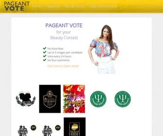 Pageantvoteph.online(Pageant Vote) Screenshot