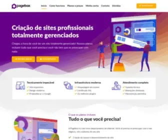 Pagebox.com.br(Agência de criação de site profissional) Screenshot