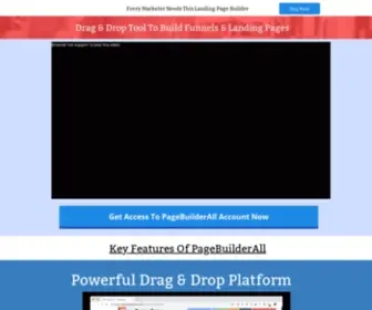 Pagebuilderall.com(Build Funnels & Landing Pages With Automation) Screenshot