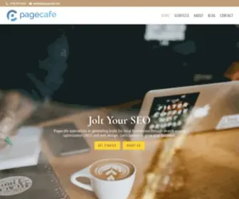 Pagecafe.com(The mission of our SEO company) Screenshot