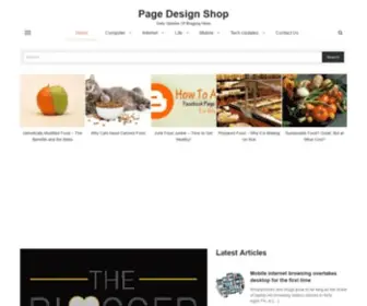 Pagedesignshop.com(Page Design Shop) Screenshot