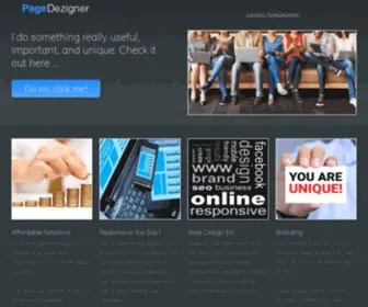 Pagedezigner.com(Affordable WebPage Design) Screenshot