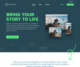Pageflow.io(Multimedia Storytelling & Digital Publishing) Screenshot