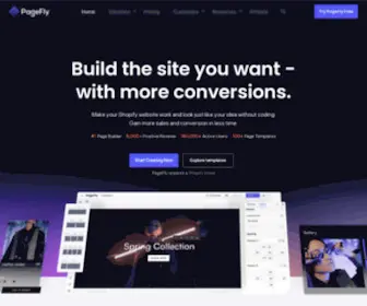 Pagefly.io(Shopify Page Builder) Screenshot
