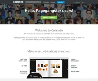 Pagegangster.com(Calaméo) Screenshot