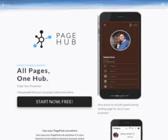 Pagehub.me(All pages) Screenshot