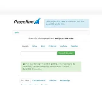 Pagellan.com(Navigate Your Life) Screenshot