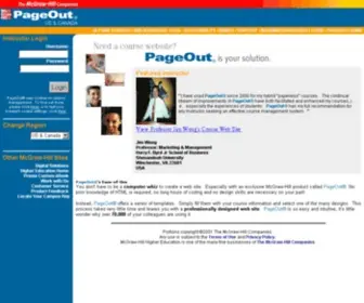 Pageout.net(McGraw-Hill PageOut®) Screenshot