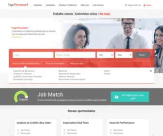 Pagepersonnel.com.br(Consultoria de recursos humanos recrutamento e seleção) Screenshot