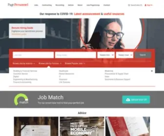 Pagepersonnel.com.hk(Jobs and Recruitment Agency) Screenshot