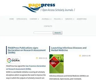 Pagepress.org(PAGEPress SRL) Screenshot