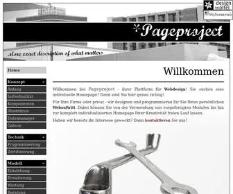 Pageproject.de(Webdesign) Screenshot