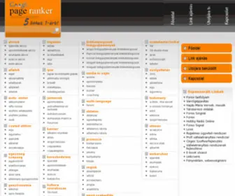 Pageranker.hu(Linkkatalógus) Screenshot
