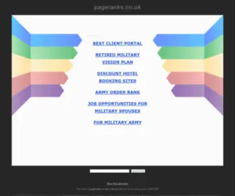Pageranks.co.uk(pageranks) Screenshot