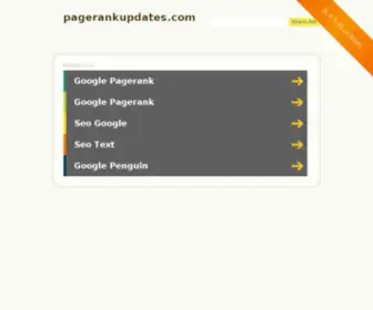 Pagerankupdates.com(Page Rank Updates) Screenshot