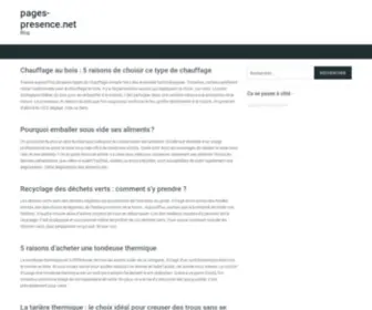 Pages-Presence.net(Création site internet) Screenshot