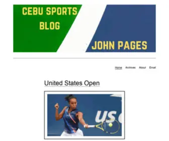 Pages.ph(Cebu Sports Blog by John Pages) Screenshot