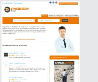 Pages24.com.br(O guia de empresas gratuito em sua área) Screenshot