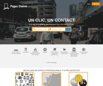 Pagesclaires.com(Pages Claires) Screenshot