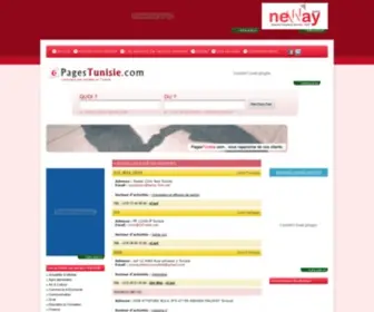 Pagestunisie.com(Pagestunisie) Screenshot