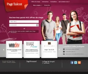 Pagetalent.fr(Page Talent) Screenshot