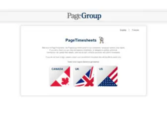 Pagetimesheets.com(PageGroup) Screenshot