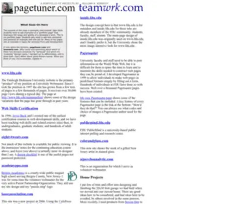 Pagetuner.com(William R) Screenshot