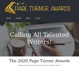 Pageturnerawards.com(Page Turner Awards) Screenshot