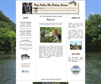 Pagevalleyflyfishing.com(Page Valley Fly Fishing Service) Screenshot