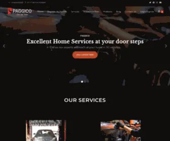 Paggico.com(Your Home Service Expert) Screenshot