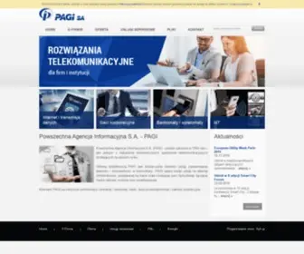 Pagi.pl(Powszechna Agencja Informacyjna) Screenshot